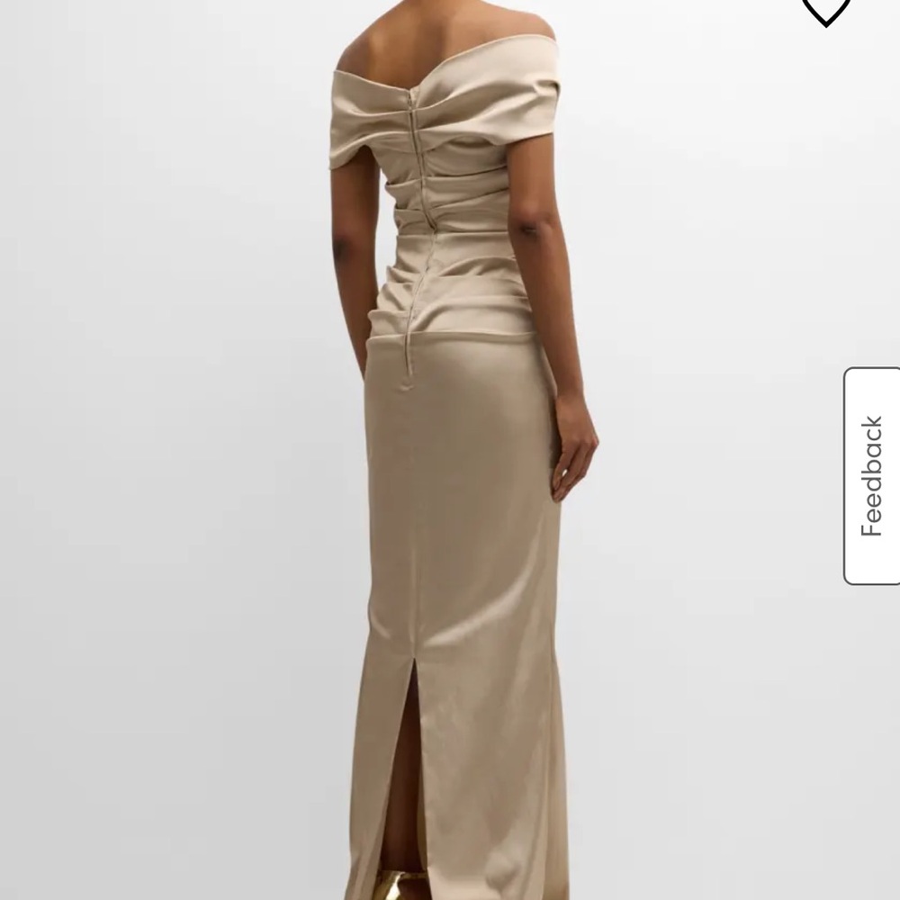 Teri Jon Teal evening gown . Only tried on, no alterations size 8. - Picture 4 of 7